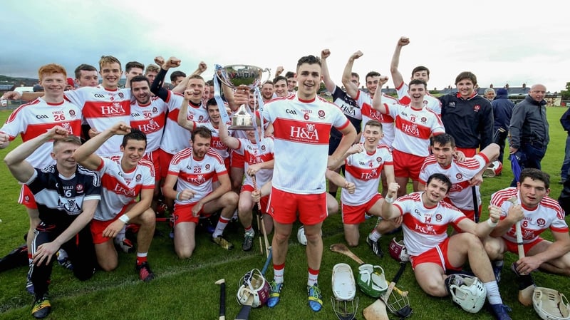 Derry celebrate their victory