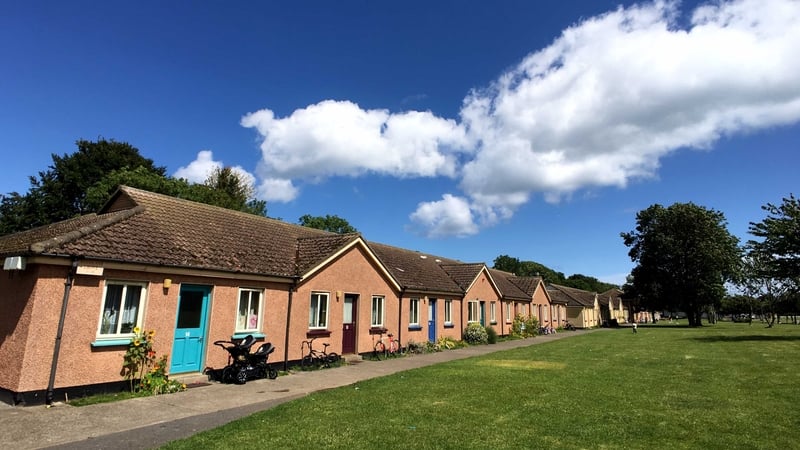 Bungalows at the Mosney centre in Co Meath