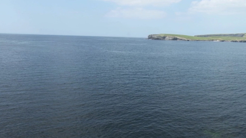 The man, who was from Poland, was fishing off the rocks at Castle Point near Kilkee when he fell into the sea