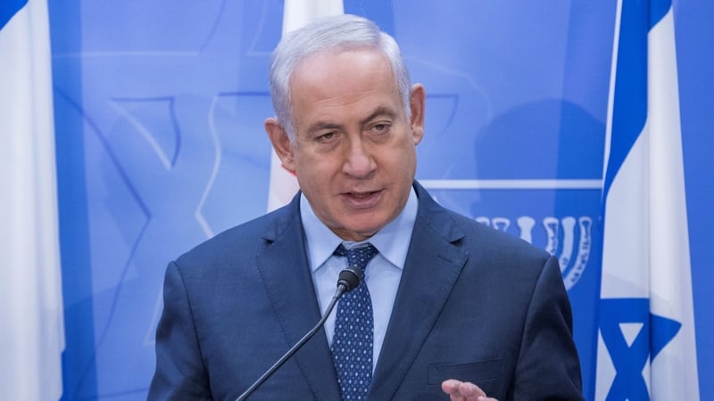 Benjamin Netanyahu made the remarks while speaking with family members of stabbing victims