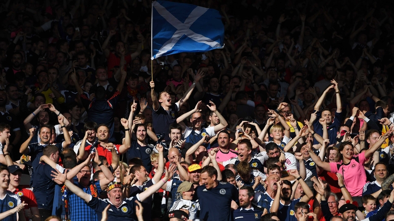 Scotland supporters in full voice