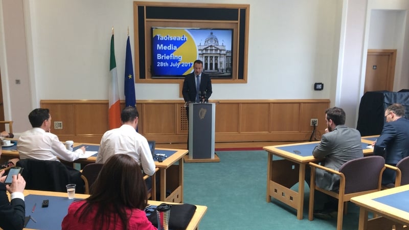 Taoiseach Leo Varadkar said the Government does not want any economic border after Brexit