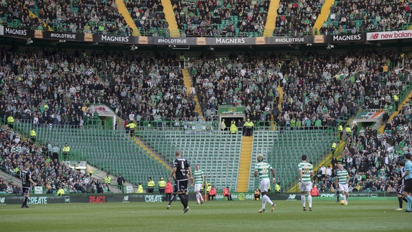 The 'Green Brigade section' closed off
