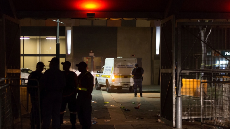 The cause of the stampede at South Africa's FNB Stadium is being investigated