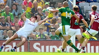 Kerry's Kieran Donaghy scores