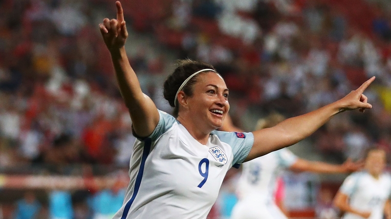 Jodie Taylor struck the crucial goal for England