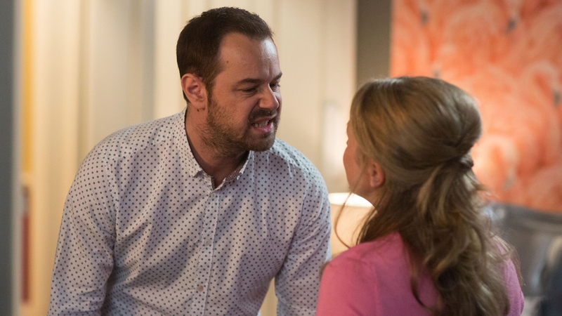 Showdown between Mick and Linda on EastEnders