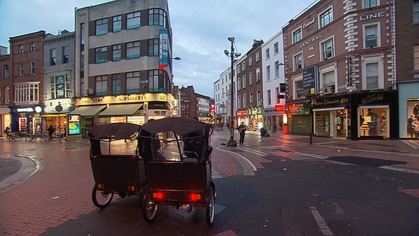 Rickshaws are a popular form of transport in Dublin and a number of cities around the country
