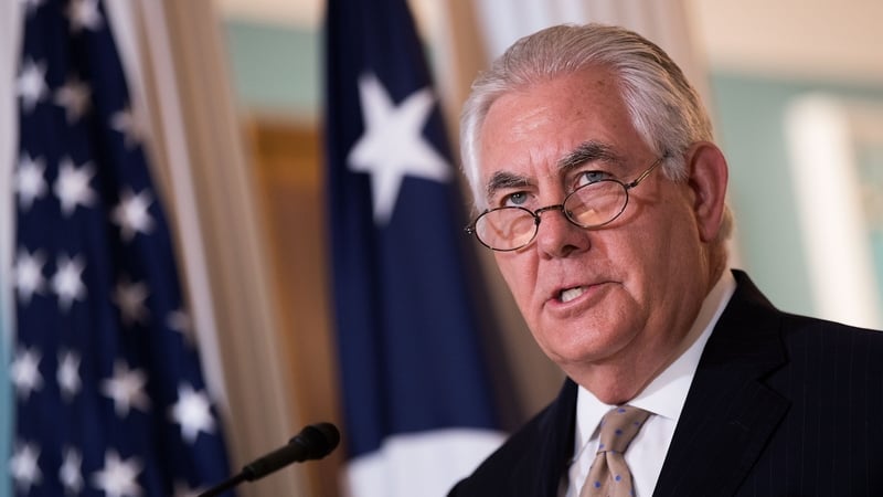 Mr Tillerson repeated calls for North Korea's neighbour and ally China to create the conditions for productive dialogue