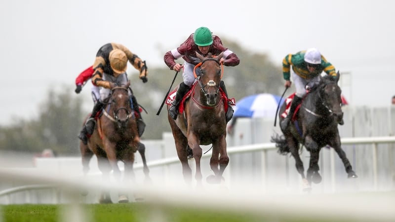Balko Des Flos with Davy Russell on board riding to victory in the Galway Plate