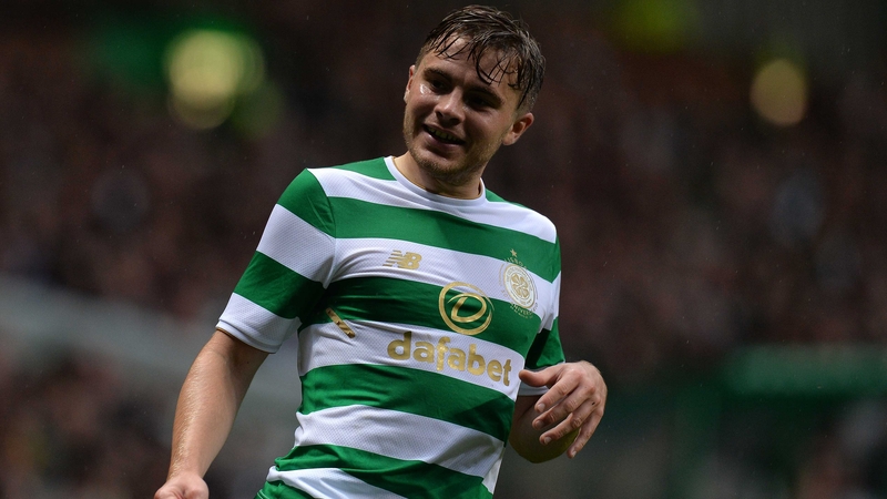James Forrest was deployed as a striker in Norway due to the absences of Moussa Dembele and Leigh Griffiths