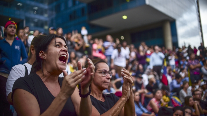 Venezuelans protest against President Nicolas Maduro