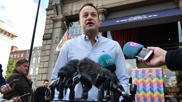 Leo Varadkar said he was at Pride event in Belfast as a gesture of solidarity