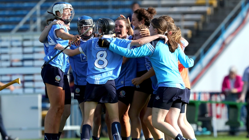Dublin players celebrate the quarter-final win over Wexford