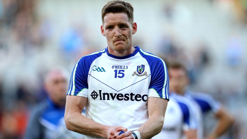 A dejected Conor McManus following the comprehensive defeat to Dublin