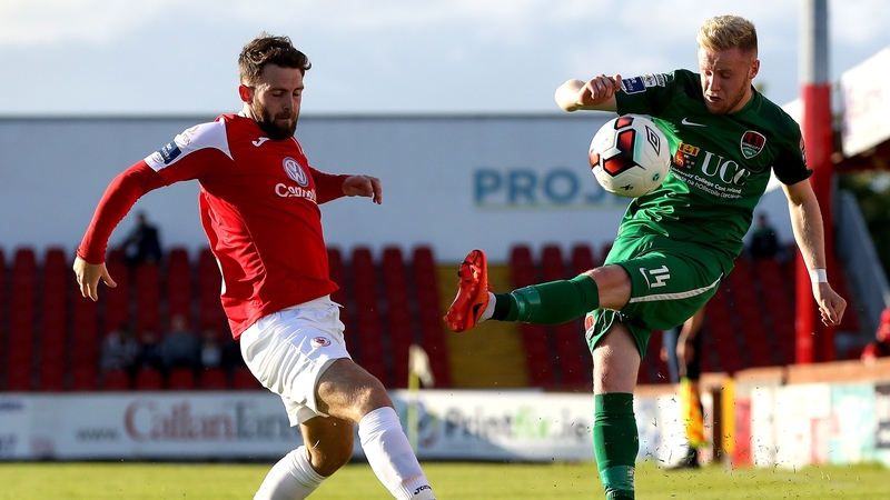 Kyle Callan-McFadden, left, was on the mark for Sligo Rovers
