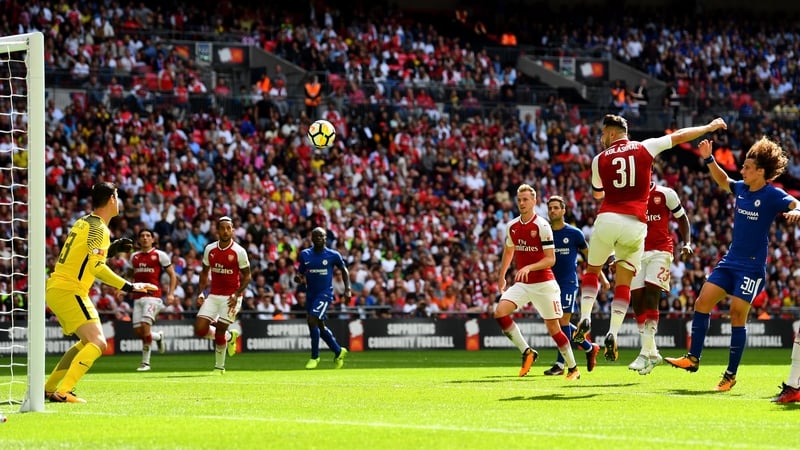Sead Kolasinac heads home Arsenal's equaliser