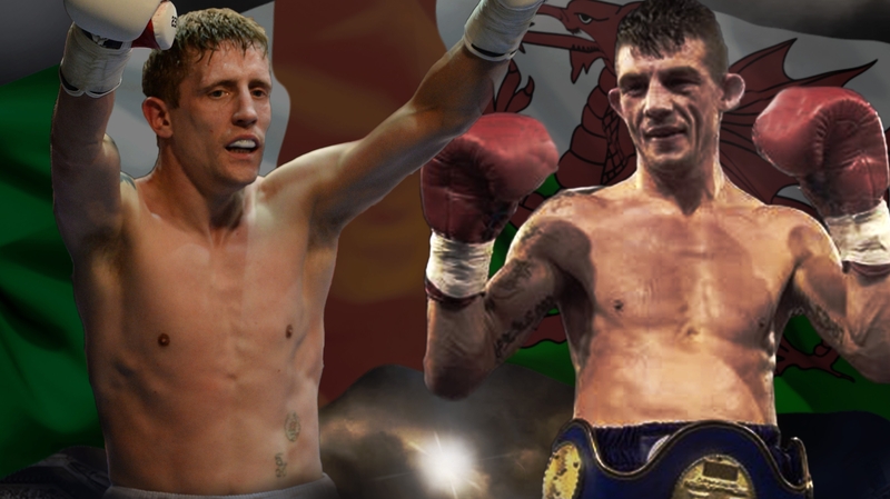 Eric Donovan (L) will fight Dai Davies in Dublin next month