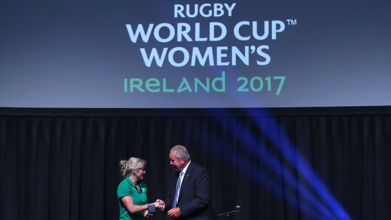 Bill Beaumont with Claire Molloy at the opening ceremony in the Mansion House