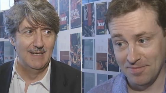 Tom Conti and Ardal O'Hanlon at the Dublin Theatre Festival Programme Launch (2002)