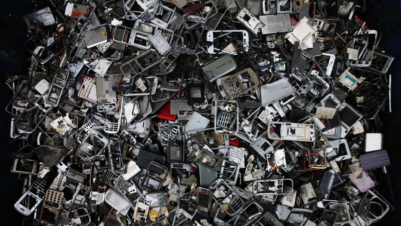 Most waste seized was metal or electronic