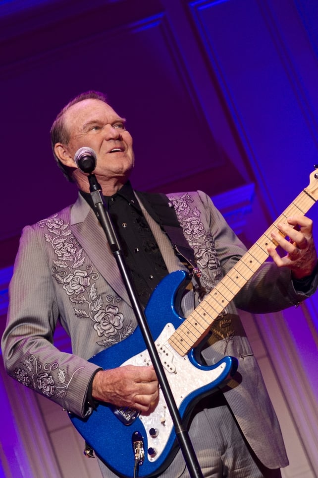 Glen Campbell performing during the Alzheimer's Association Evening, 2012.
