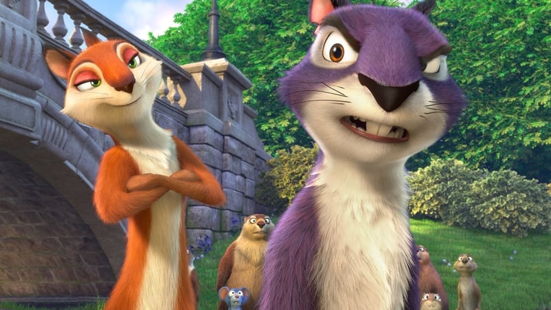Andie and Surly take on the town hall and the evil Mr Muldoon in The Nut Job ii