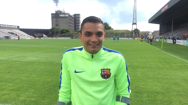 Stefan Balog hopes to represent Ireland with the amputee football team