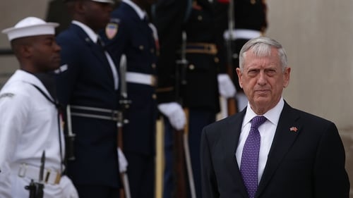 US Defense Secretary Jim Mattis