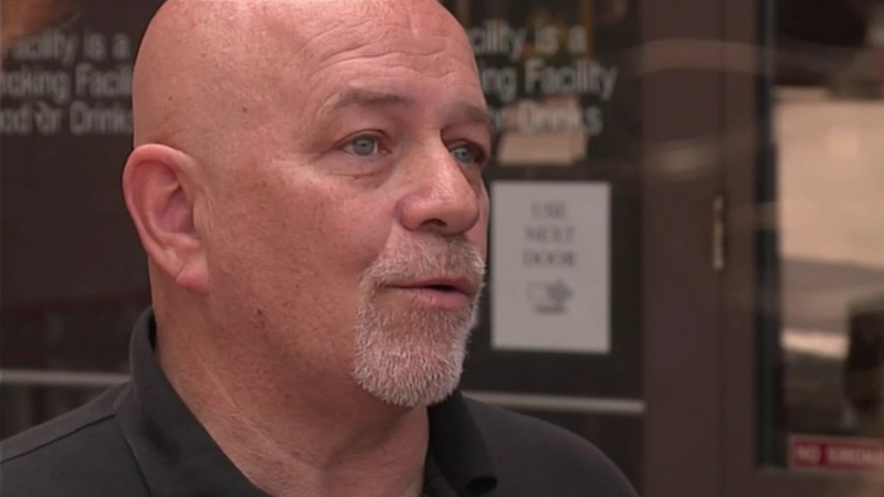 Tom Ammland spoke to reporters outside the courthouse