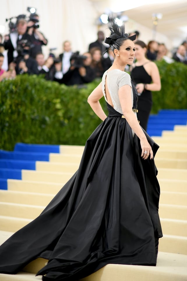 Celine slayed the 2017 MET Gala red carpet wearing a bespoke Versace gown and Bulgari jewellery.