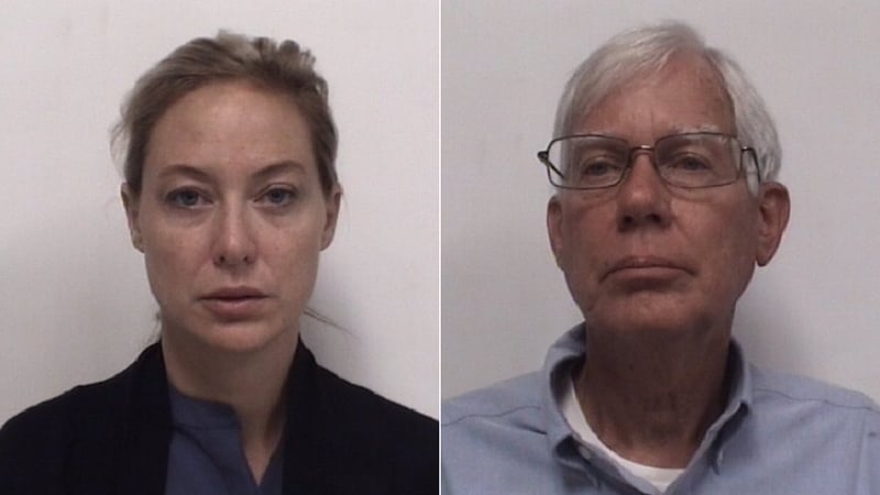 Molly Martens-Corbett and Thomas Martens were earlier this month sentenced to 20-25 years in prison (Pic: Alex Rose News)