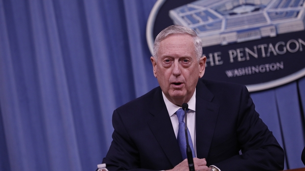 US Defense Secretary Jim Mattis
