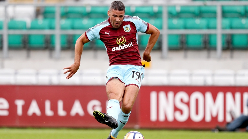 Jon Walters in action for his new club at Tallaght Stadium
