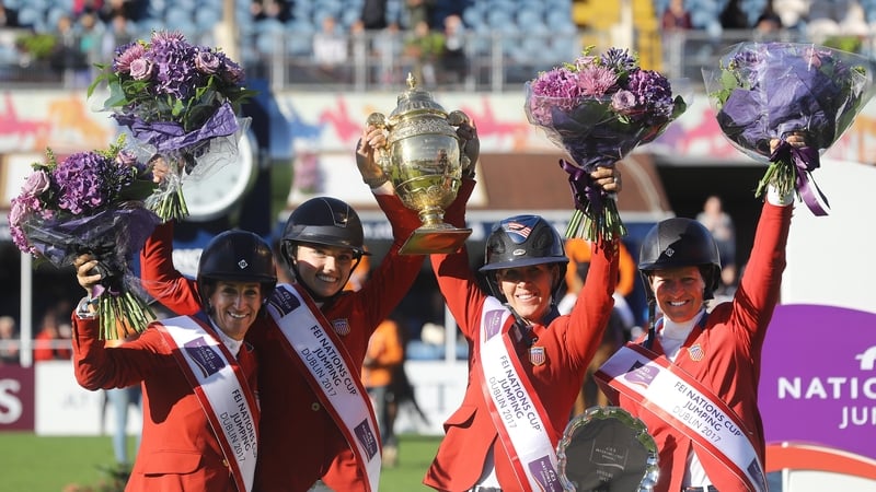 Team USA celebrate their victory