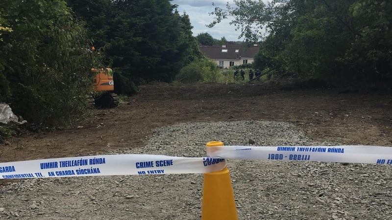 Three acres of woodland have been sealed off in Chapelizod in south-west Dublin for the search