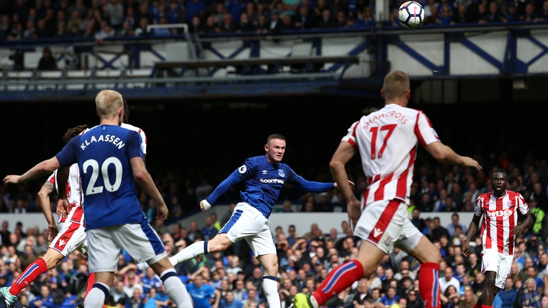 Wayne Rooney struck for the only goal at Goodison