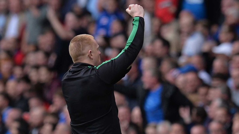 Neil Lennon: "You all hear it. They are singing sectarian songs at me. It's just a little bit of 'have some of that'."