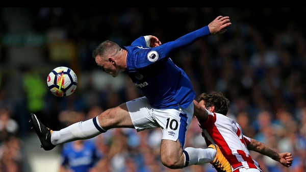Wayne Rooney scored on his return to Everton