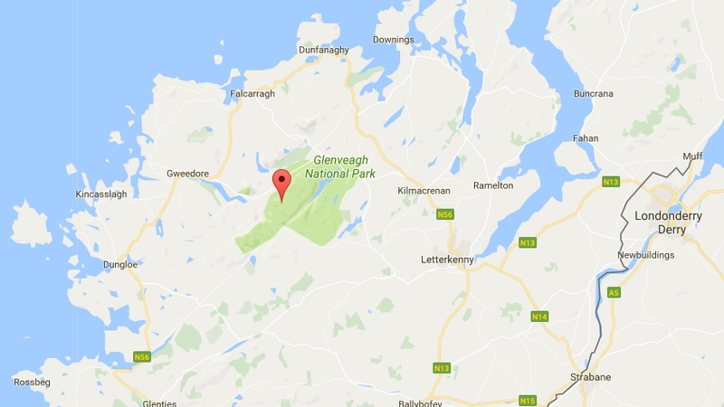 The alarm was raised last night when the walker had not returned to his car which was parked at Loch Barra on the western outskirts of Glenveagh National Park (Pic: Google Maps)