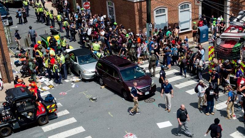 White supremacist faces up to 20 years after being found guilty of murder in Charlottesville