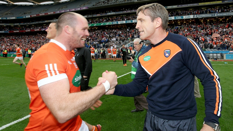Ciarán McKeever thanked his manager Kieran McGeeney in announcing his retirement