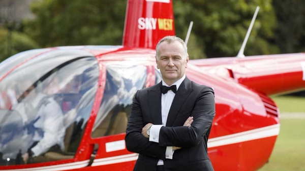 Dáithí Ó Sé arrived to Malahide Park in style