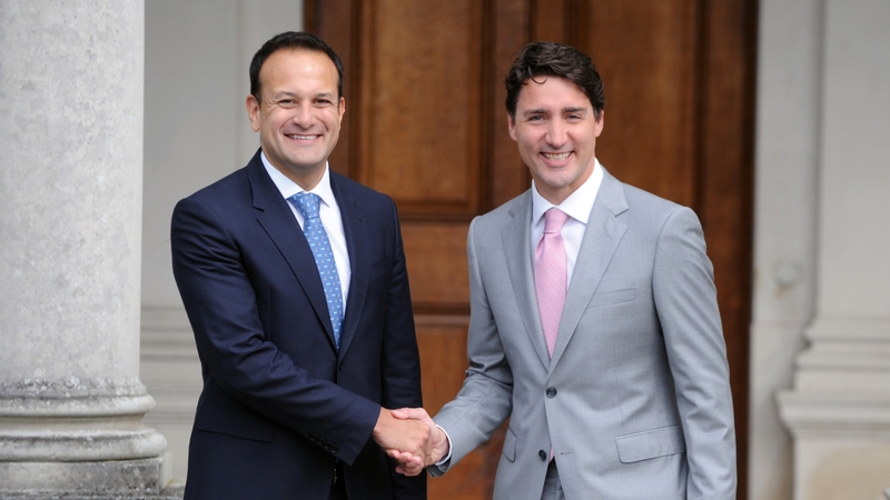 Leo Varadkar will be in Montreal and Toronto for three days from Sunday, when he will hold further talks with Canadian PM Justin Trudeau