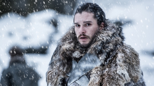 Kit Harington as Jon Snow on Game of Thrones