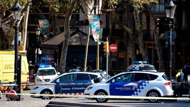 Large area around Las Ramblas has been cordoned off