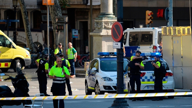 Police and emergency services rushed to the scene