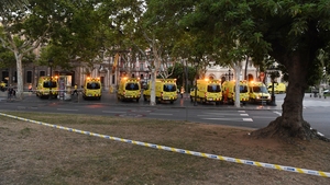 Emergency services at Las Ramblas