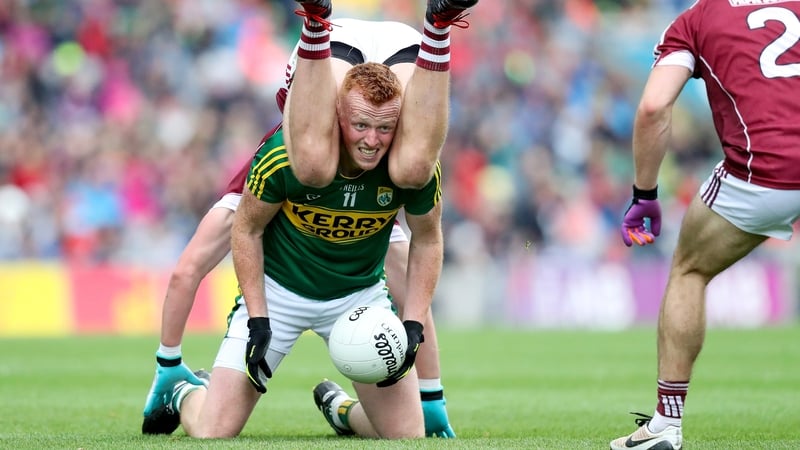 Johnny Buckley in action against Galway in the All-Ireland quarter-final
