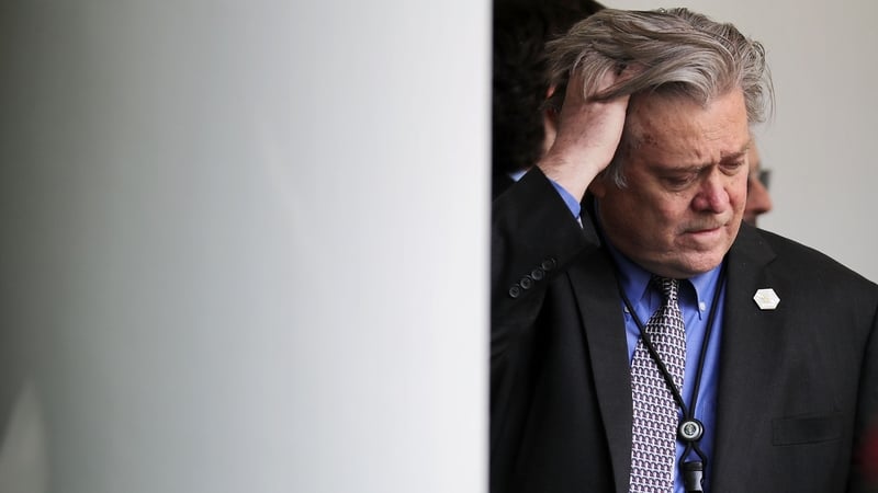 A source familiar with the decision said Steve Bannon had been given an opportunity to depart on his own terms